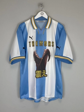 1999/00 TREMORS X JAPANESE MOVIE MASHUP SHIRT (XL) PUMA NonChafing Edge Binding SecureZipper