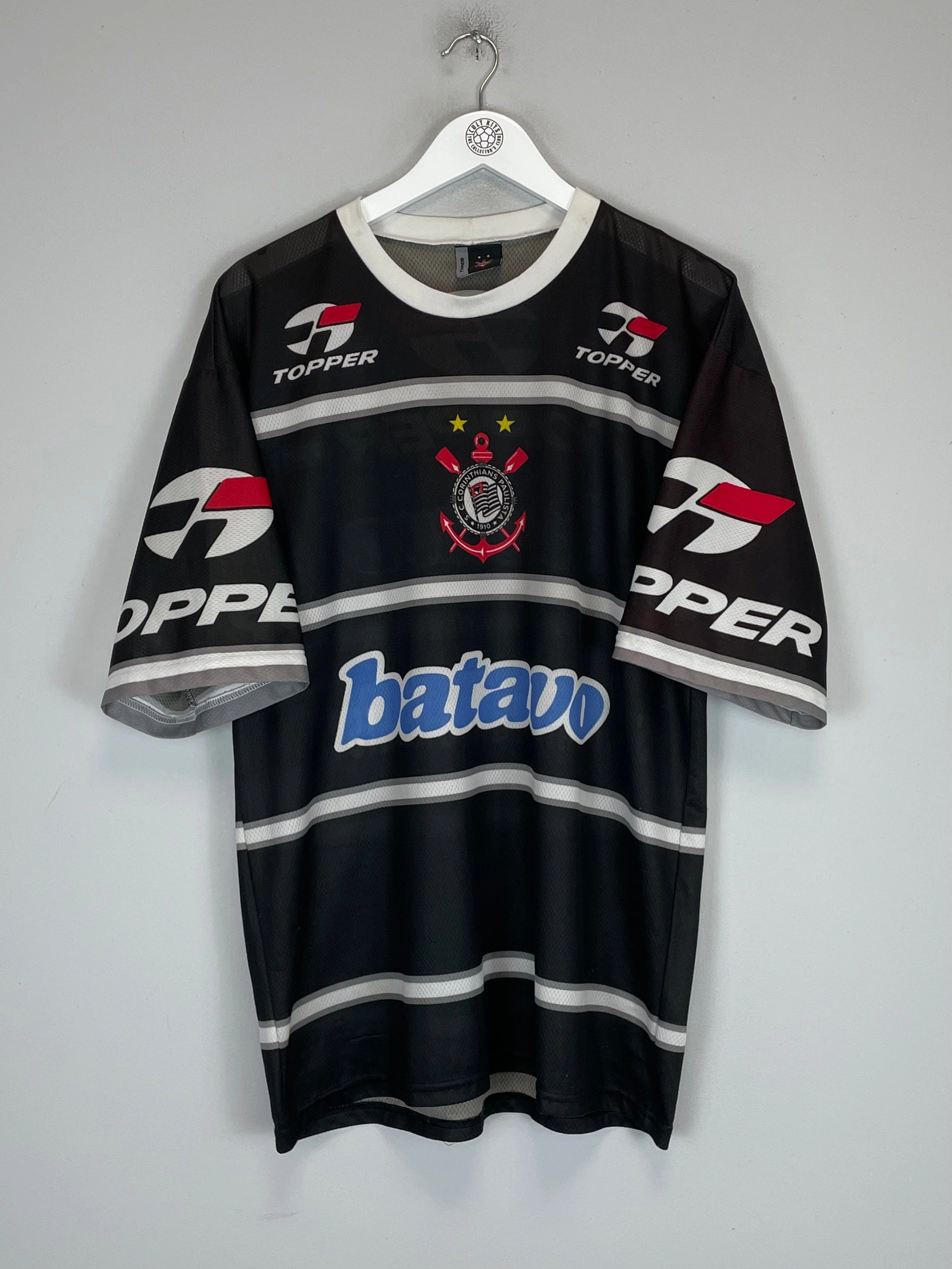 1999 CORINTHIANS TRAINING SHIRT (L) TOPPER Sporty Chic