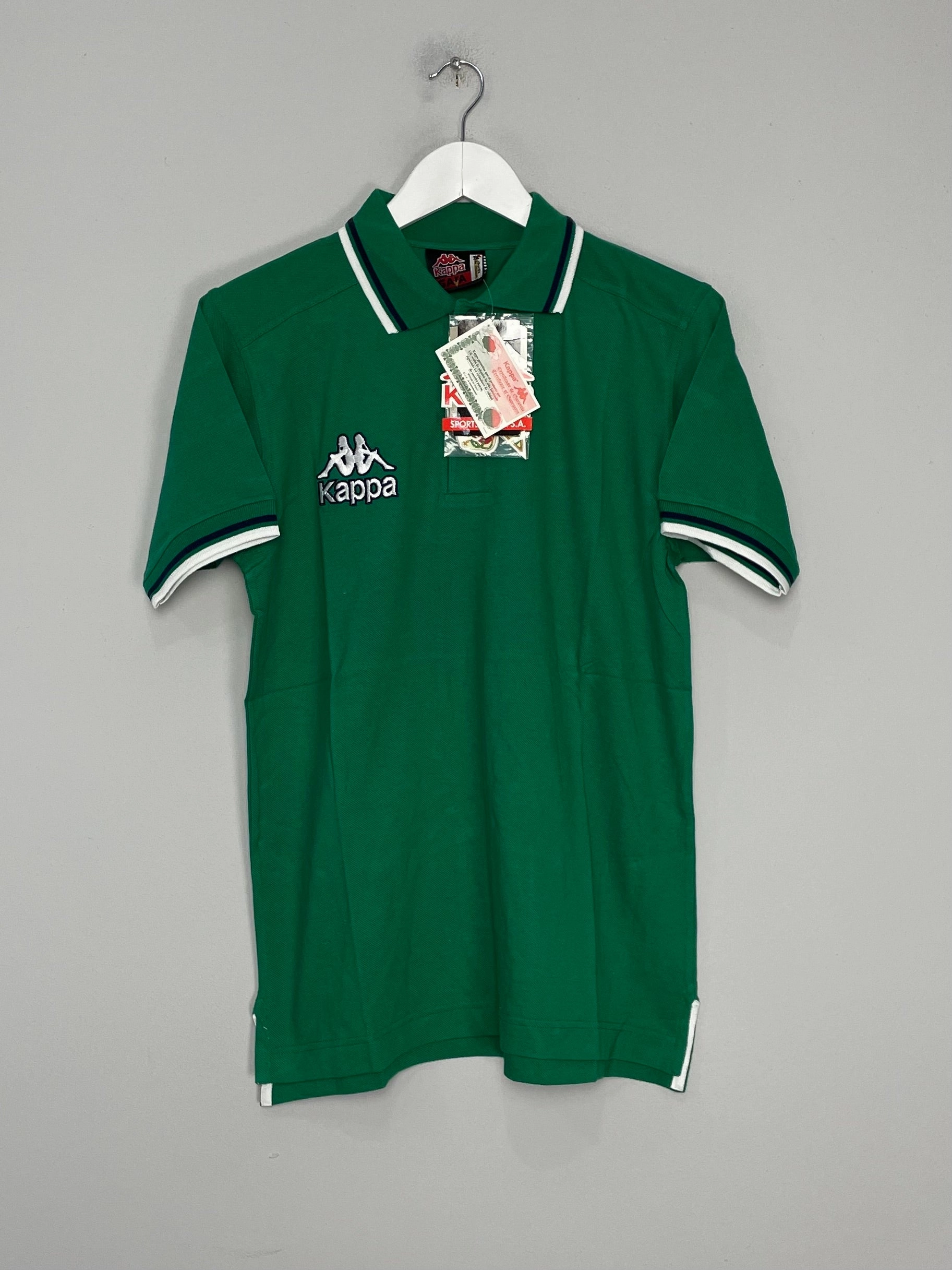 2000/02 REAL BETIS *BNWT* POLO SHIRT (S) KAPPA Sleeveless option ReflectiveAccents