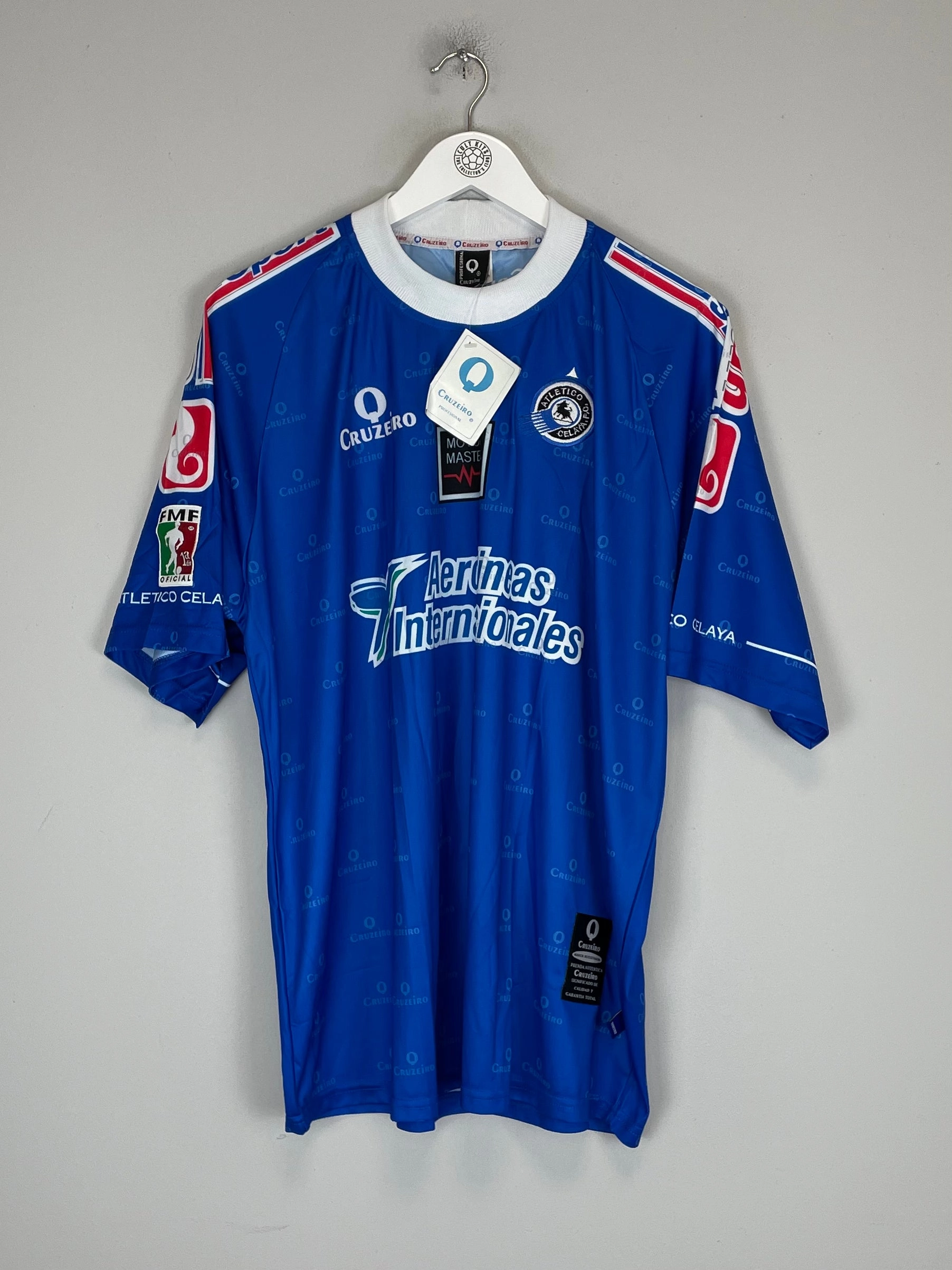 Bespoke 2002/03 ATLETICA CELAYA *BNWT* TRAINING SHIRT (L) CRUZEIRO