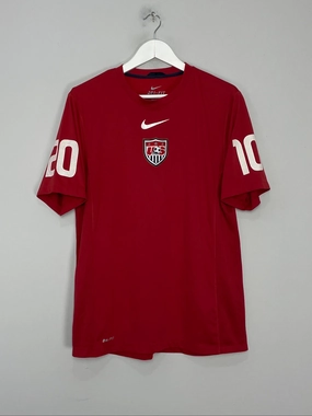 2010 USA PRE-MATCH SHIRT (L) NIKE thrift store Adjustable Tension Systems