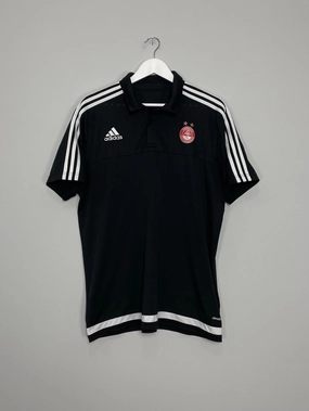 2015/16 ABERDEEN POLO SHIRT (XL) ADIDAS lycra Muscle Support Technology