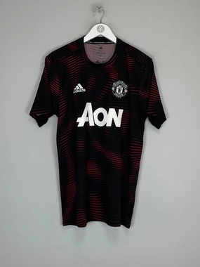Iconic Sleeveless 2018/19 MANCHESTER UNITED PRE MATCH SHIRT (M) ADIDAS