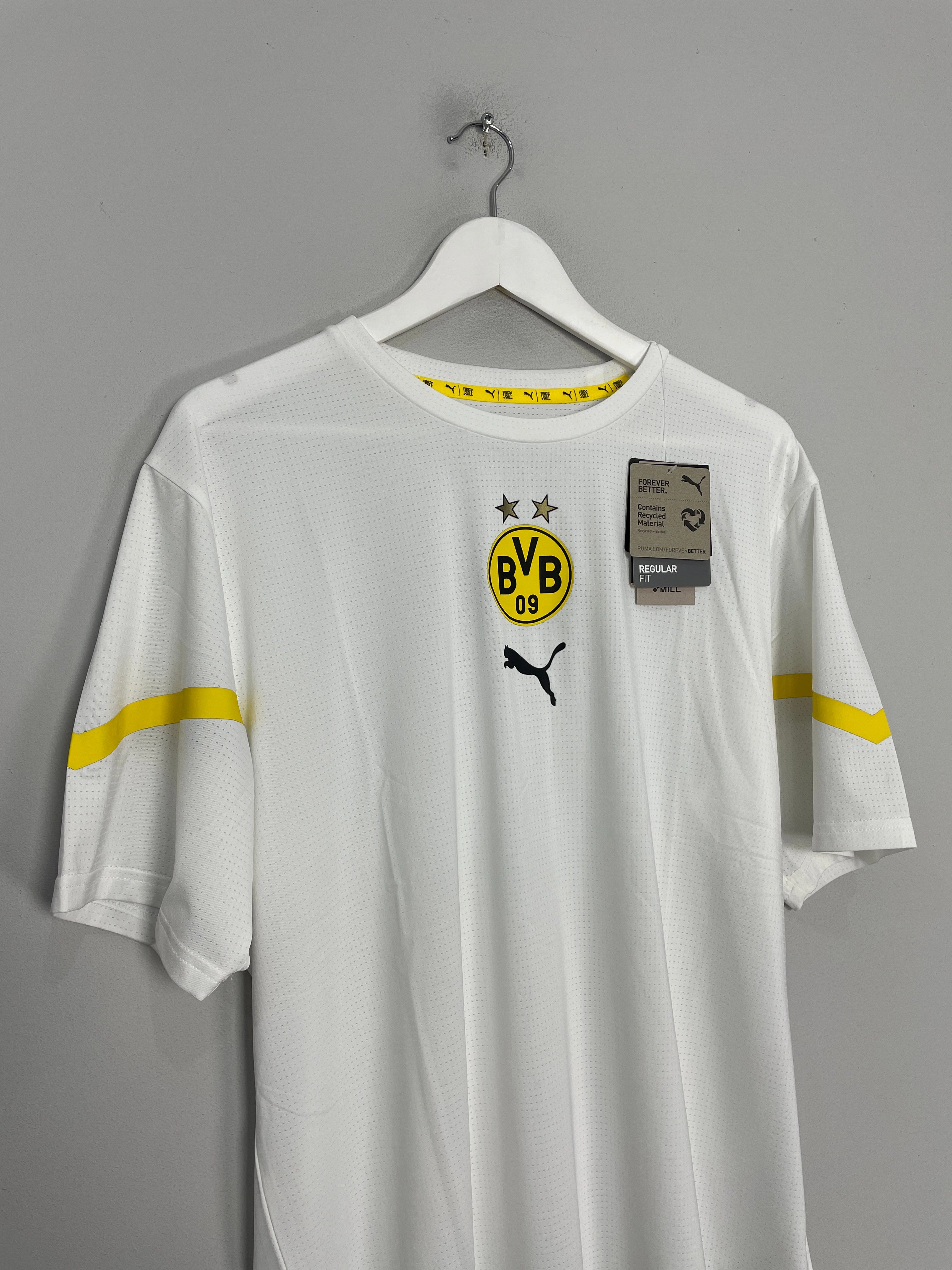 2021/22 Dortmund *BNWT* Pre-match Shirt (Multiple Sizes) Puma Button