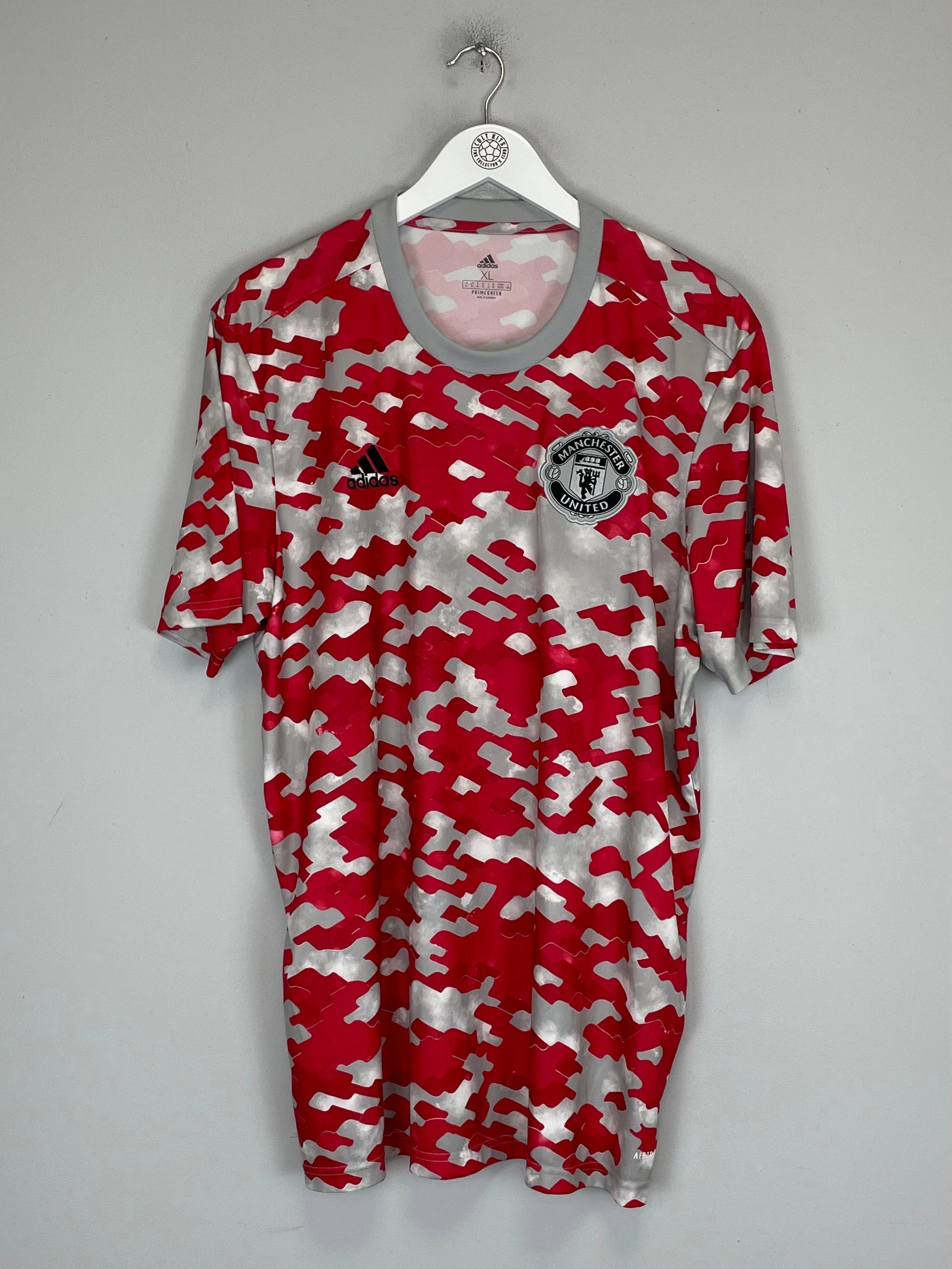 2021/22 MANCHESTER UNITED TRAINING SHIRT (XL) ADIDAS Smart Casual dust-resistant