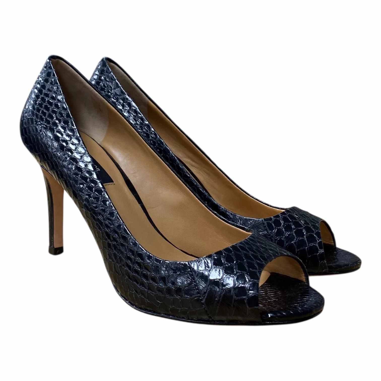 Shoes Heels Stiletto By Ann Taylor In Black, Size:7.5 Chunky Heeled Boots Comfort Technology