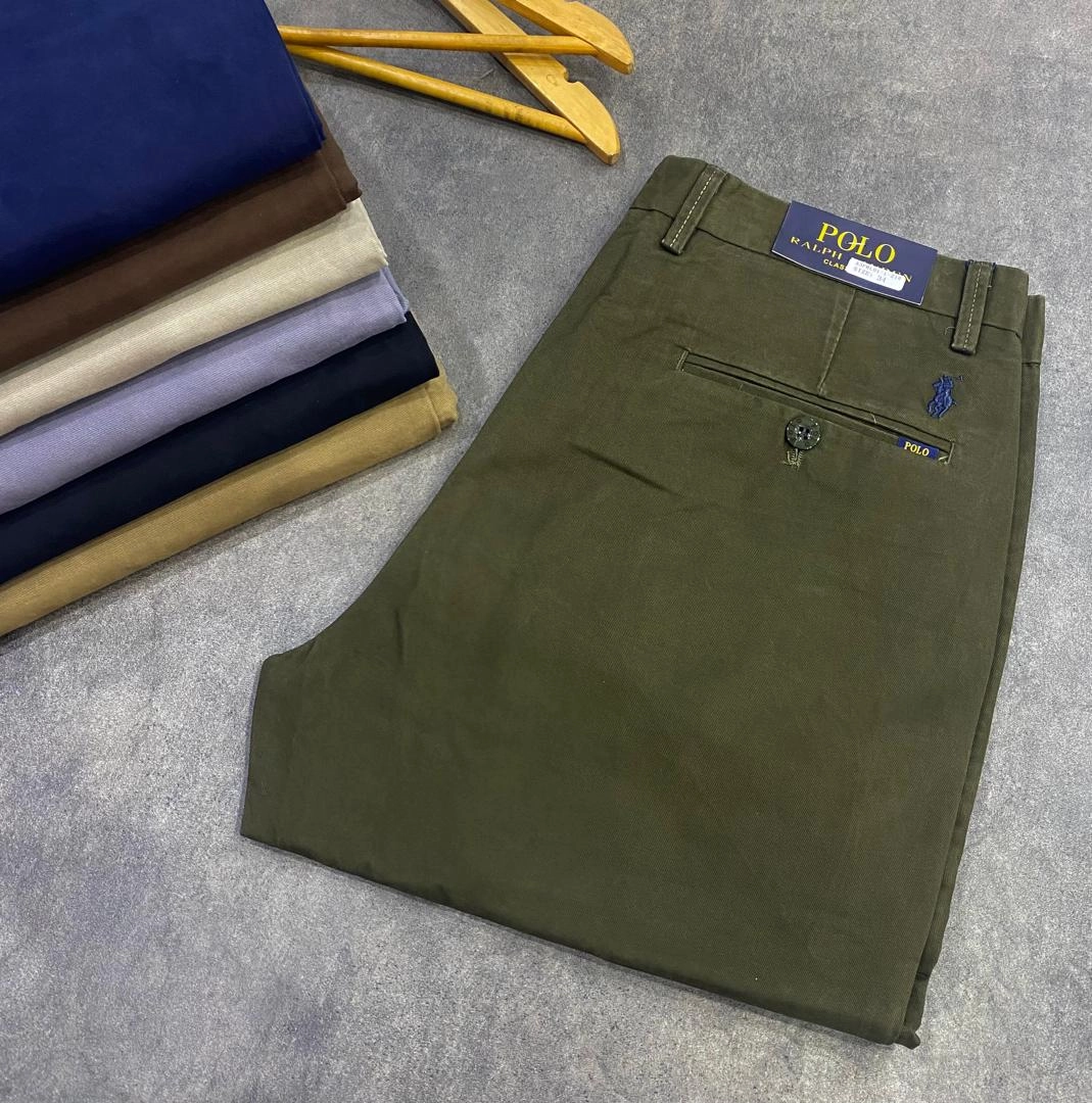 Polo Ralph Lauren Green Chino Comfort-focused design Elastic Free Fit