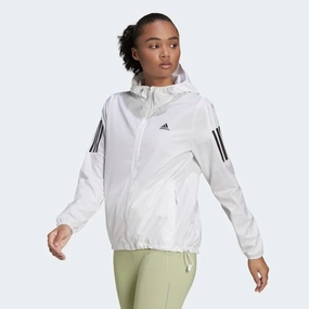 Evaluation desert adidas Own The Run Womens Running Jacket Winbreaker Ladies Fitness Coat White