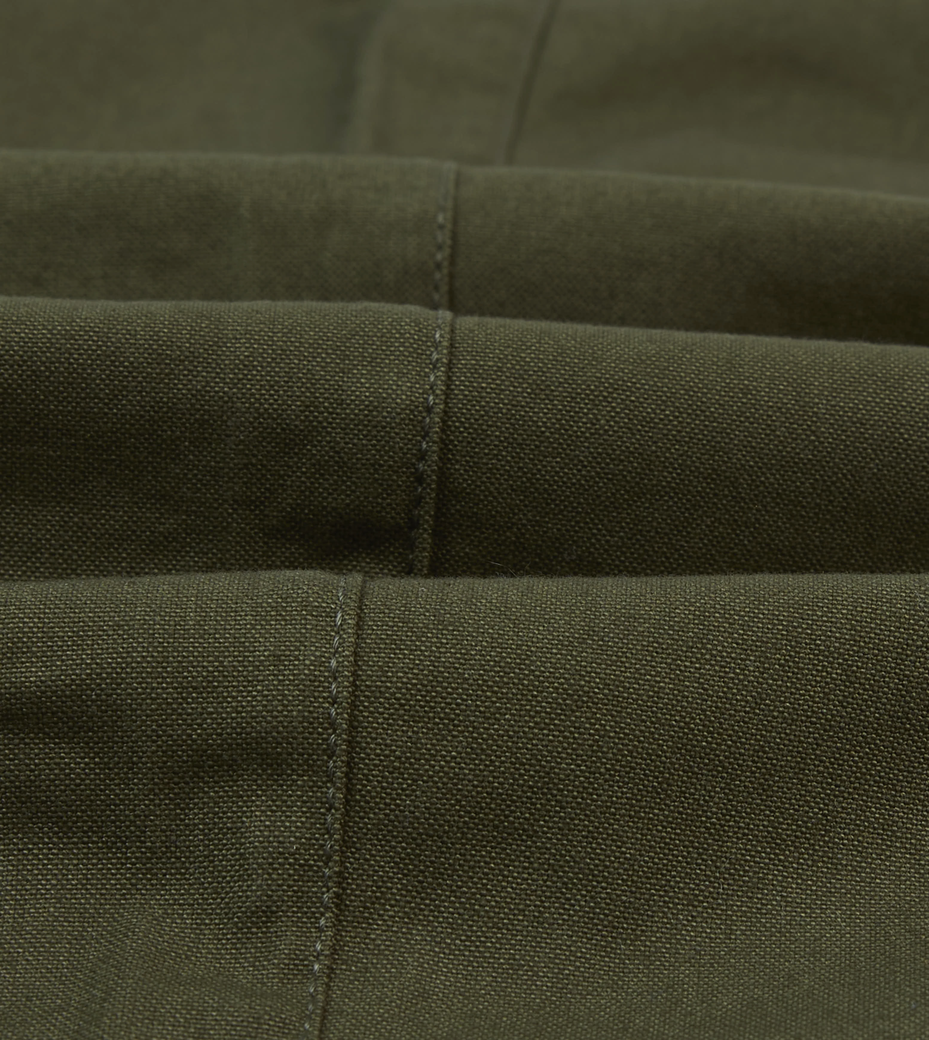 St. JOHN by Drake's Olive Cotton Fatigue Trouser Moisture Lock Technology