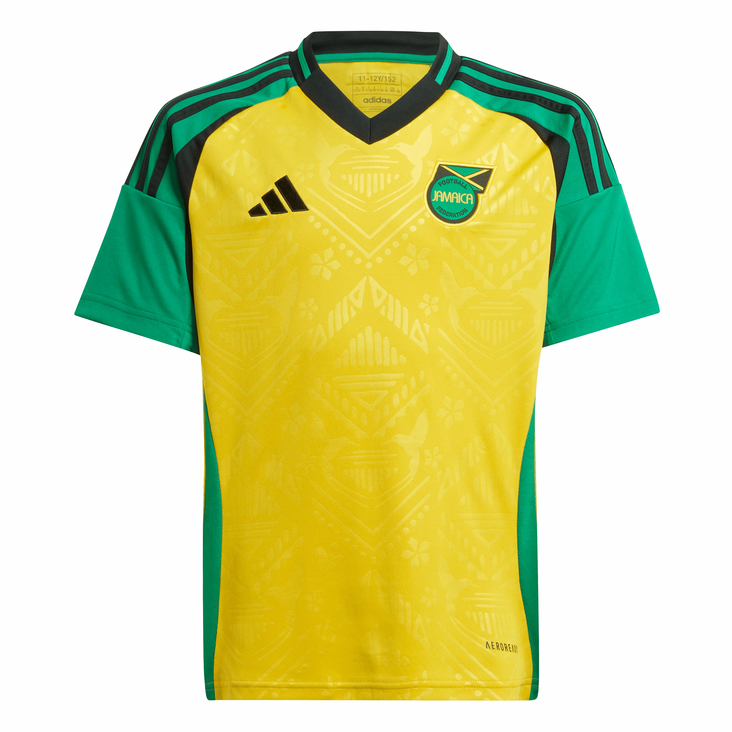 Gym Wear Jamaica 2024 Home Youth Jersey (IS5674)