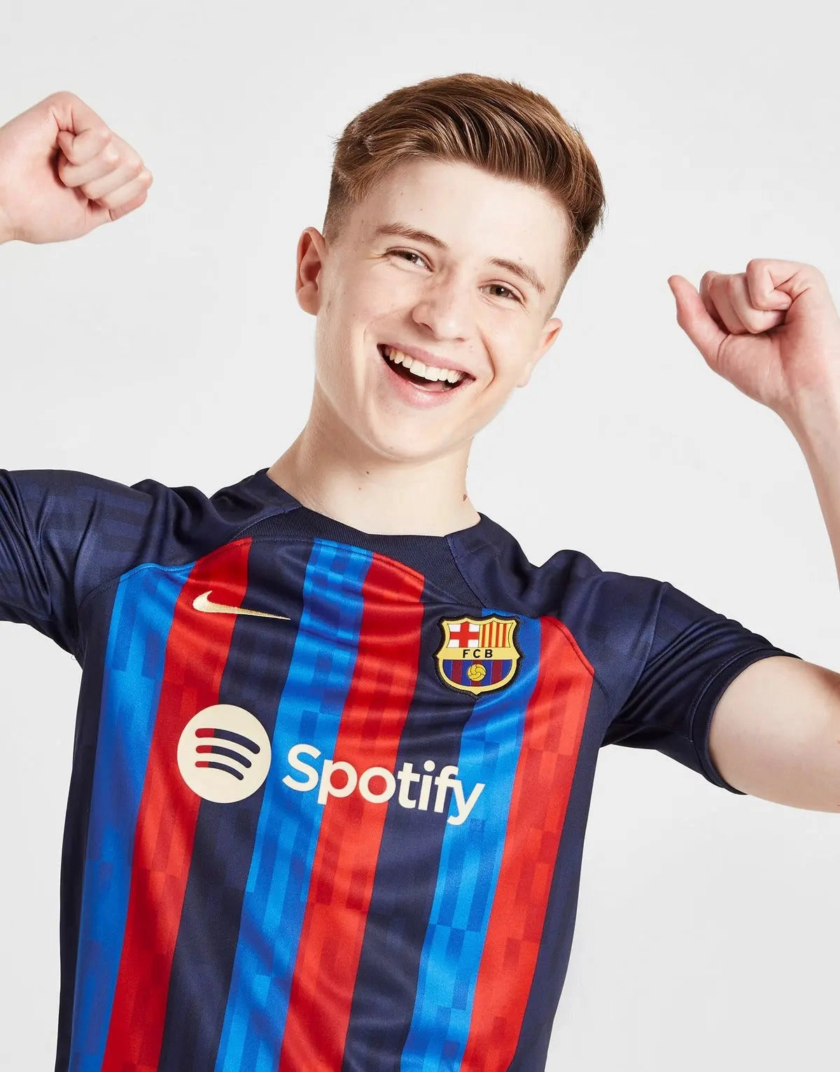 Unstructured Silhouette FC Barcelona 2022/23 HomeKit Junior Full Set T-shirt & short