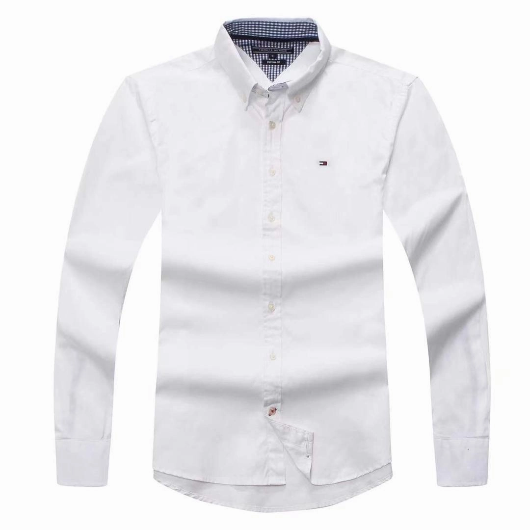 Spring Break Odor Resistant Tommy Hilfiger  Men Long Sleeve Oxford White Shirt