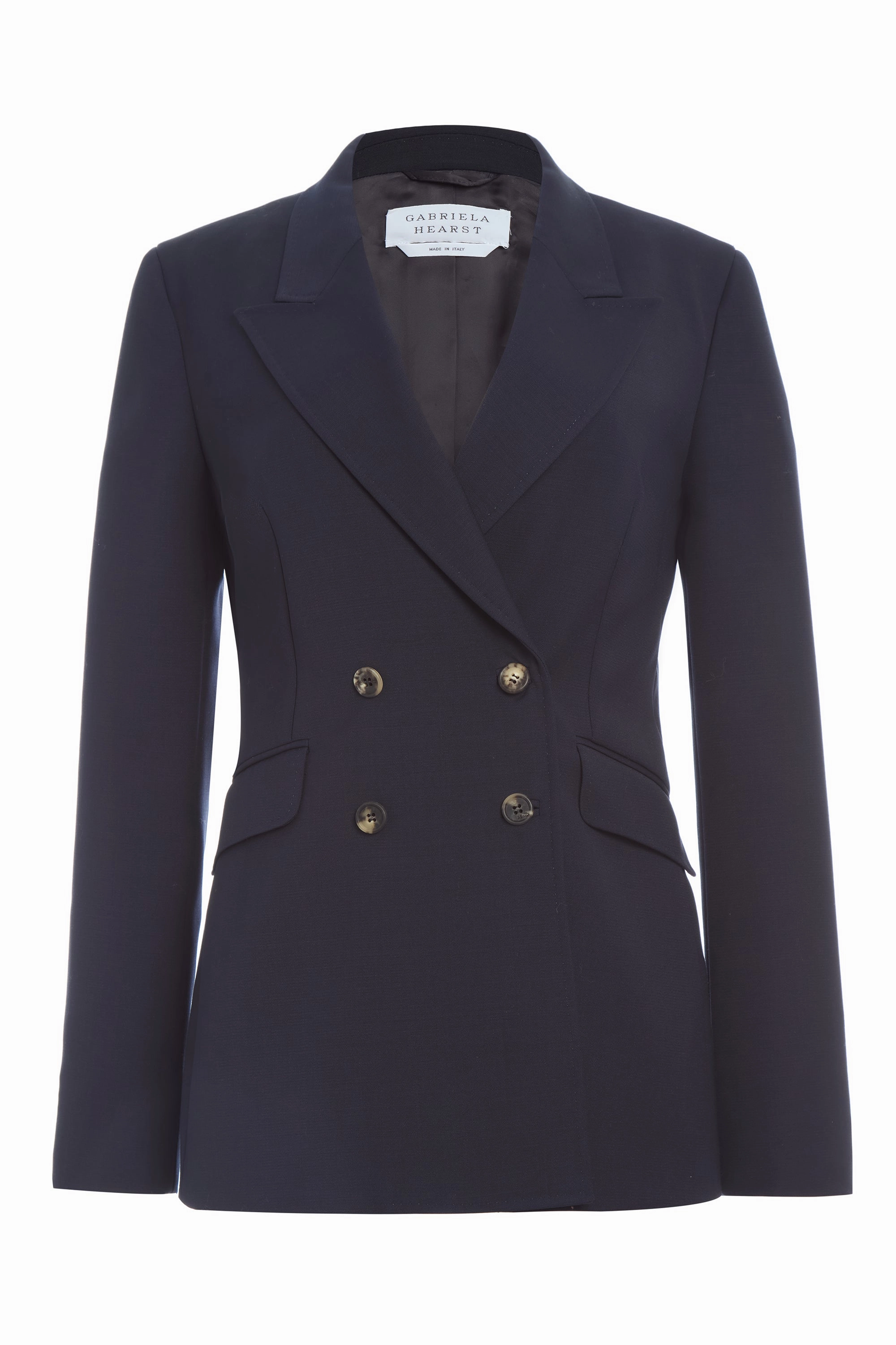 Smart Look Angela Blazer in Dark Navy Sportswear Wool