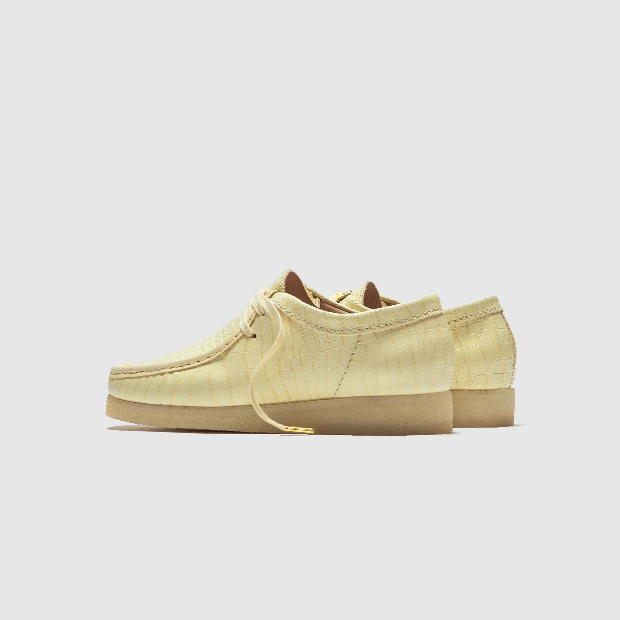 PACKER X CLARKS WALLABEE "TAN CROC" french chic