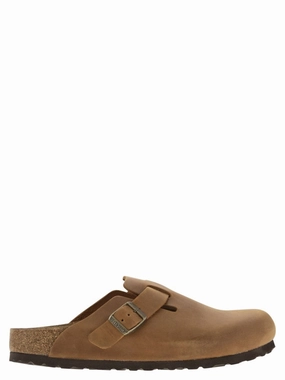 Casual Slip-on Shoes Boston - Oiled Leather Sabot
