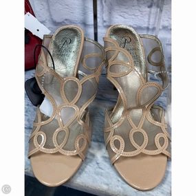 Shoes Heels Stiletto By Adrianna Papell In Tan, Size: 8.5 Comfortable Heeled Boots High Heel Sandals for Weddings