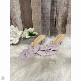 Comfy Footwear Wide Fit Heels Shoes Heels Stiletto By Guess In Purple, Size: 7