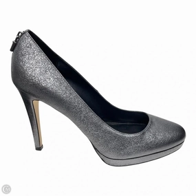 Comfy Footwear Shoes Heels Stiletto By Michael By Michael Kors In Silver, Size: 9.5