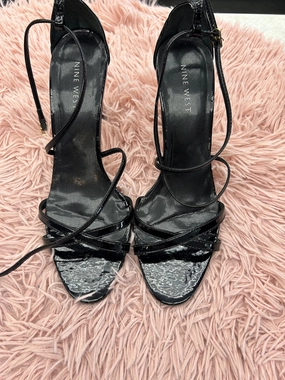 Shoes Heels Stiletto By Nine West In Black, Size: 9 Heel Booties Fashionable Pumps