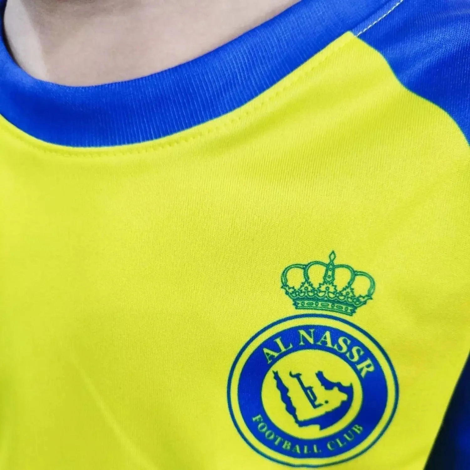 Al Nassr Home Jersey 2022/23 Full Kit T-shirt &Short Active Stretch Silent Fit