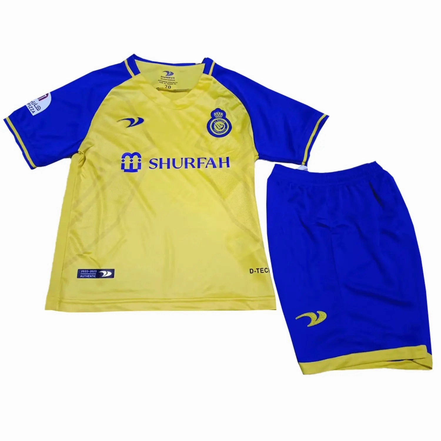Al Nassr Home Jersey 2022/23 Full Kit T-shirt &Short Anti Fade Technology