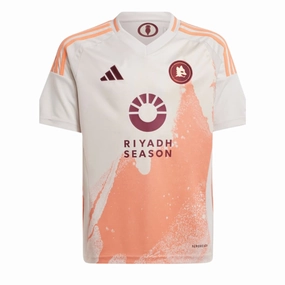 Soft touch finish AS Roma 24-25 Away Mini Kit Full Set Shirt & Short