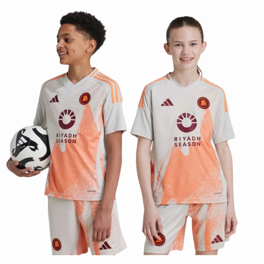 Anti Odor Treatment AS Roma 24-25 Away Mini Kit Full Set Shirt & Short