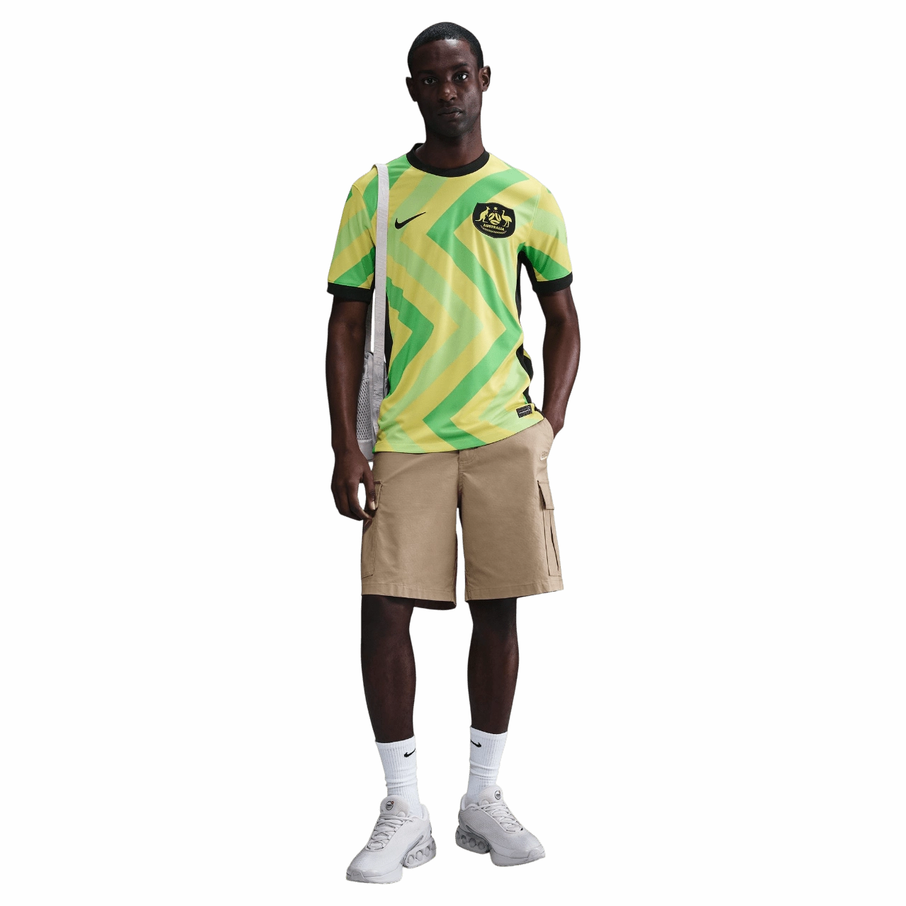 Australia 25/26 Home Jersey (FQ8836-710) Thermoregulating Material Color Blocked