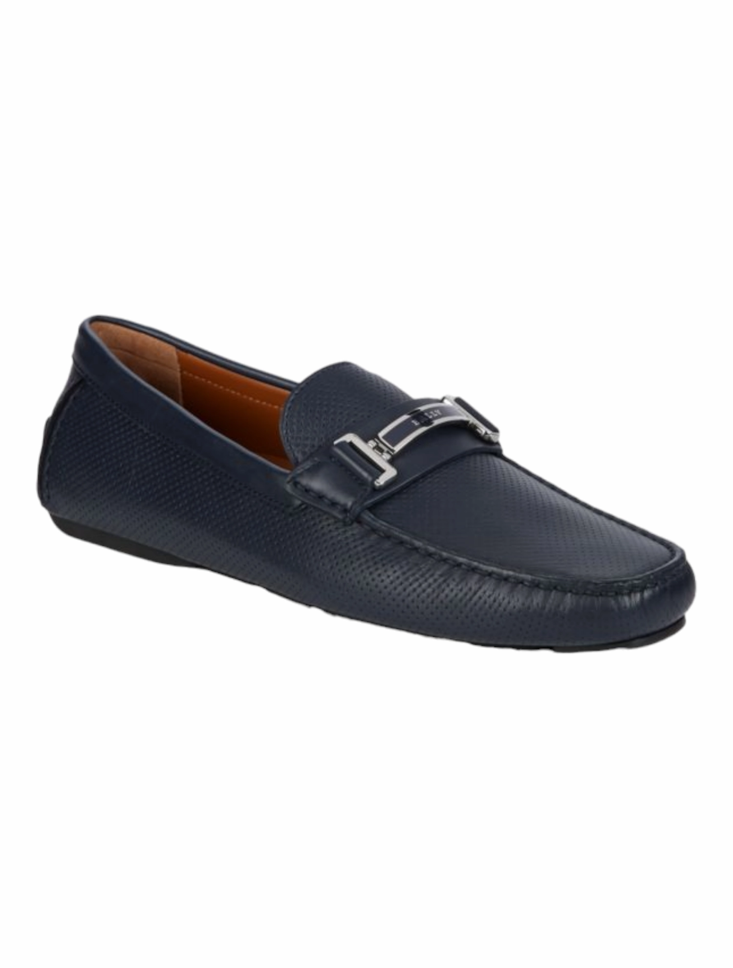 Durable Comfort Shoes Clear Guard Bally Drulio Men's 6211257 Navy Leather Loafer Shoes