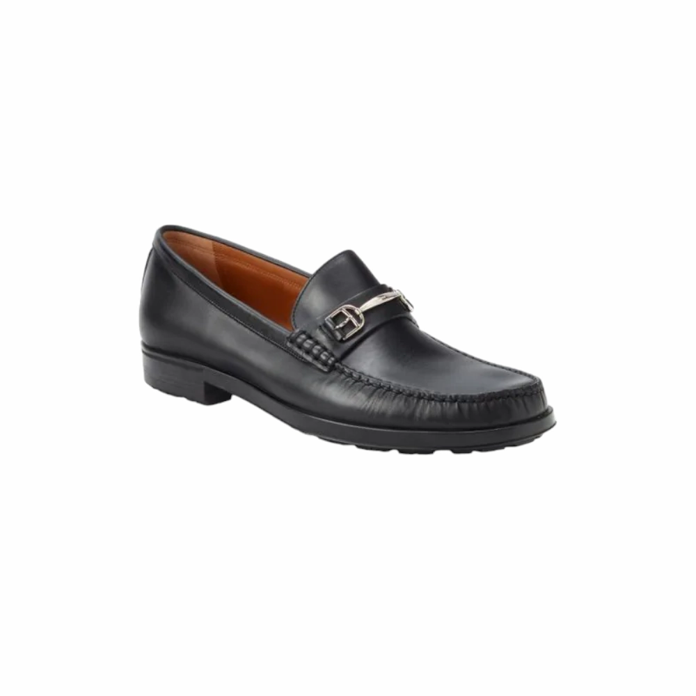 Euro Ease Bally Simpler Men's 6230241 Black Leather Loafer