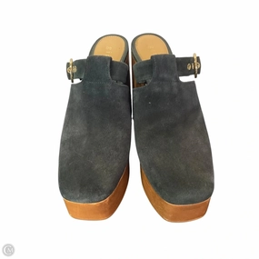 Glossy Finish Shoes Heels Block By Gianni Bini In Black, Size: 8