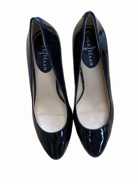 Black Shoes Heels Stiletto Cole-haan, Size 6 Clear Heels