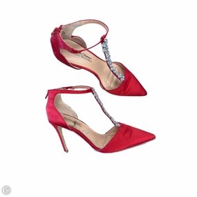Soft Motion Comfy Bridal Heels Shoes Heels Stiletto By Badgley Mischka In Red, Size: 8