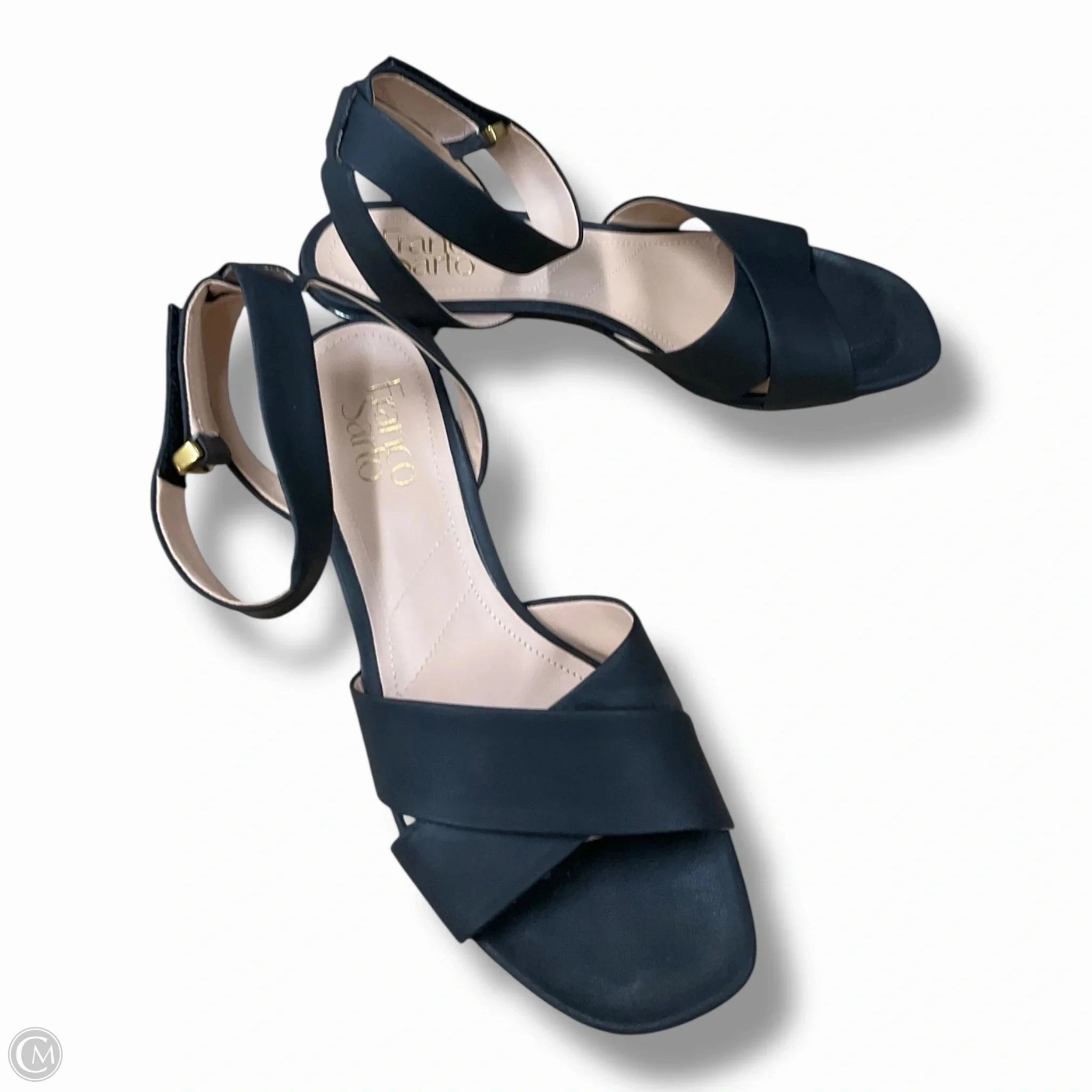 Shoes Heels Block By Franco Sarto In Black, Size: 7 Travel Light Wedding Footwear