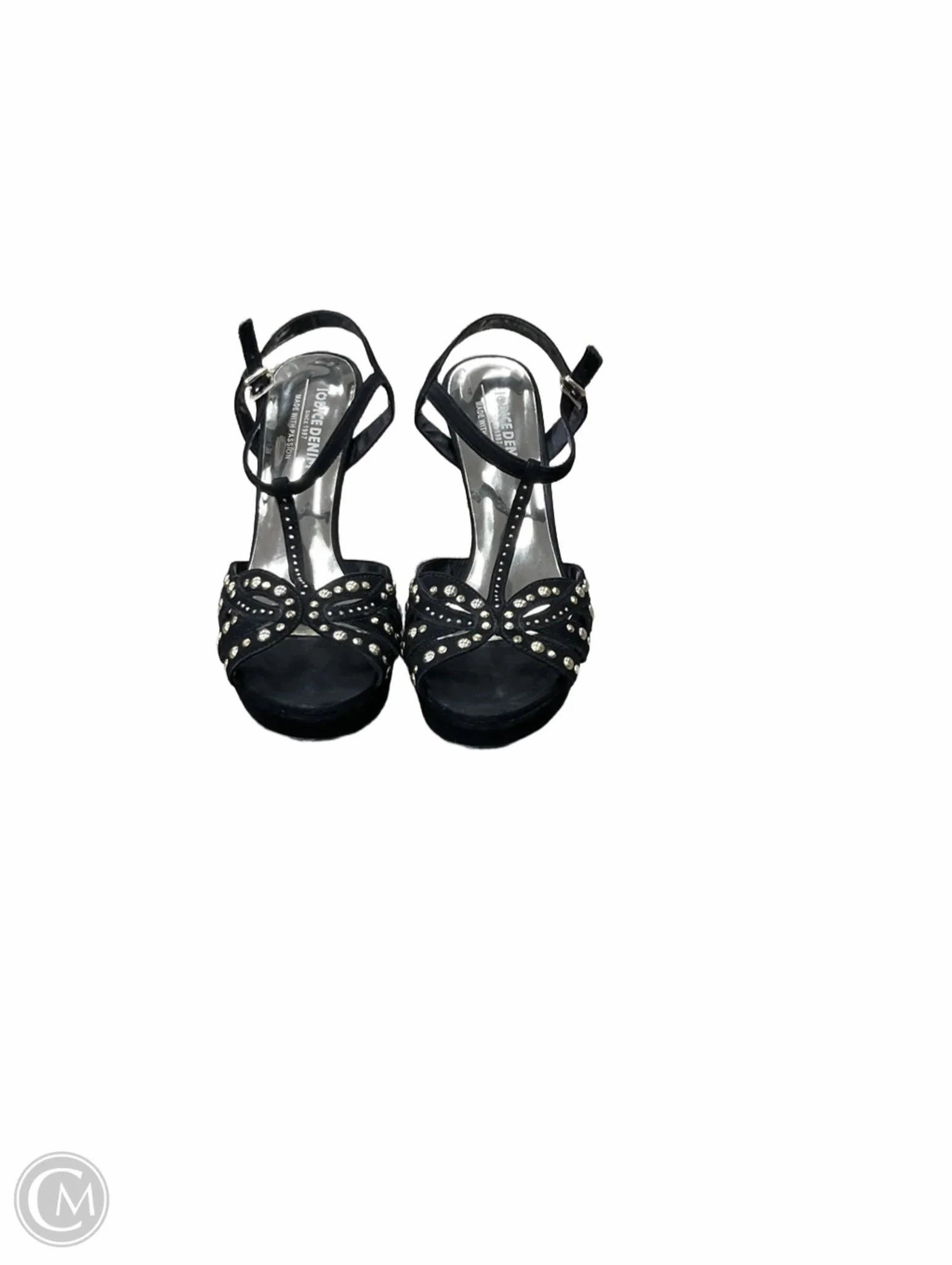 Bold Wedding Heels Shoes Heels Stiletto By Cmc In Black, Size: 6