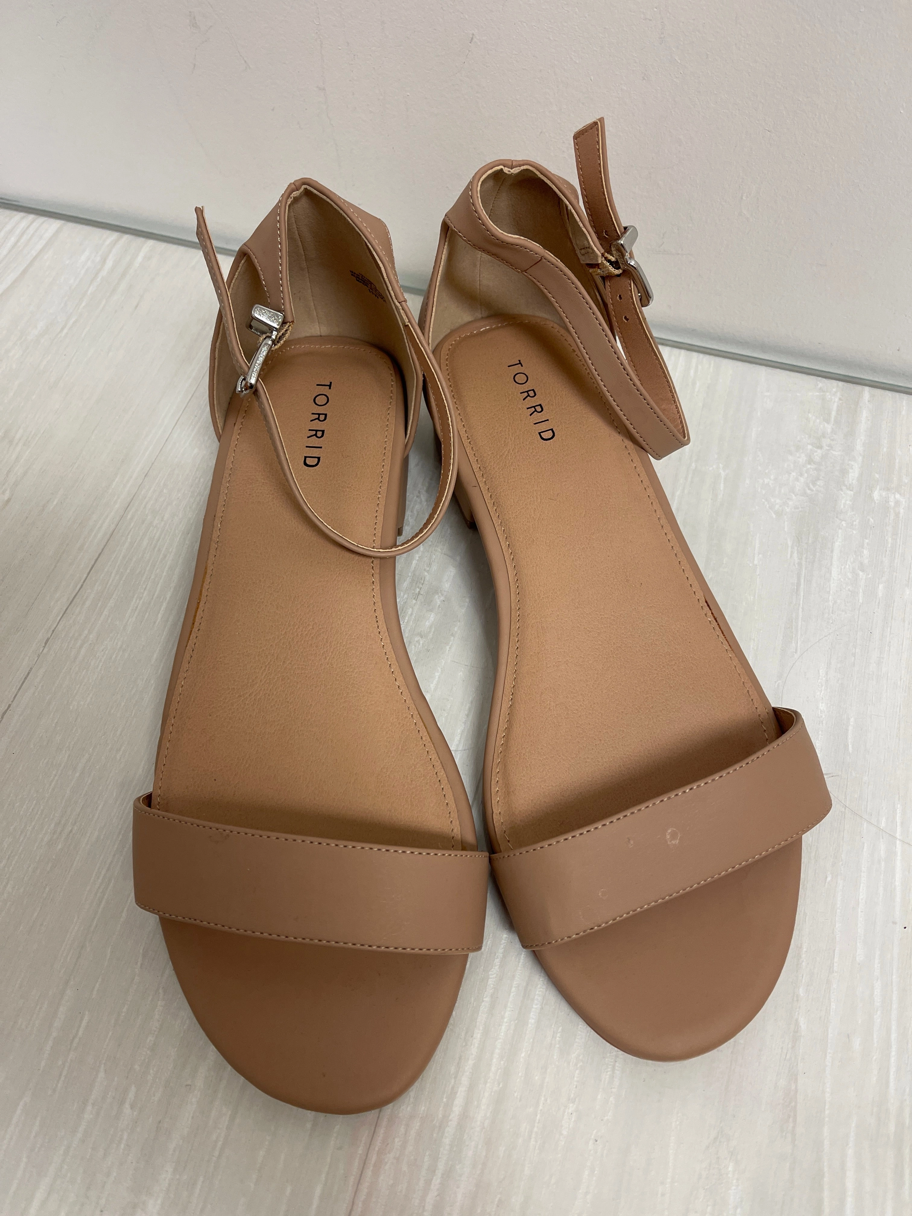 Shoes Heels Block By Torrid In Beige, Size: 11 youth appeal