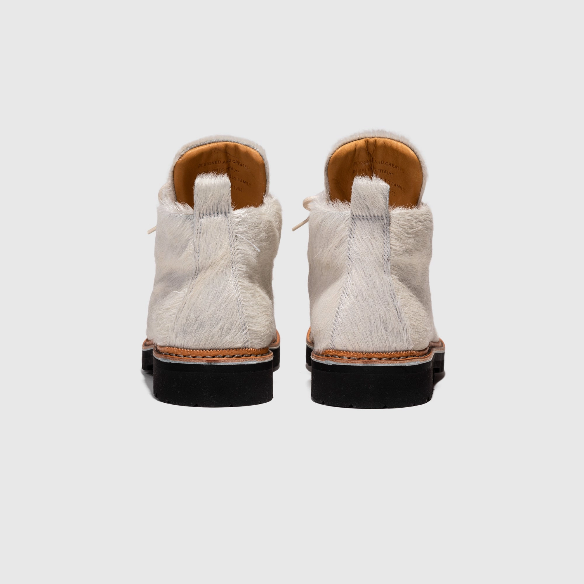 M-120 BOOT "WHITE PONY HAIR" X PACKER Cozy Lined