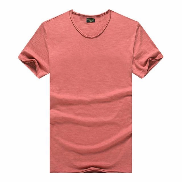Gift Idea West Louis? V-Neck Slim Fit Pure Cotton T-shirt