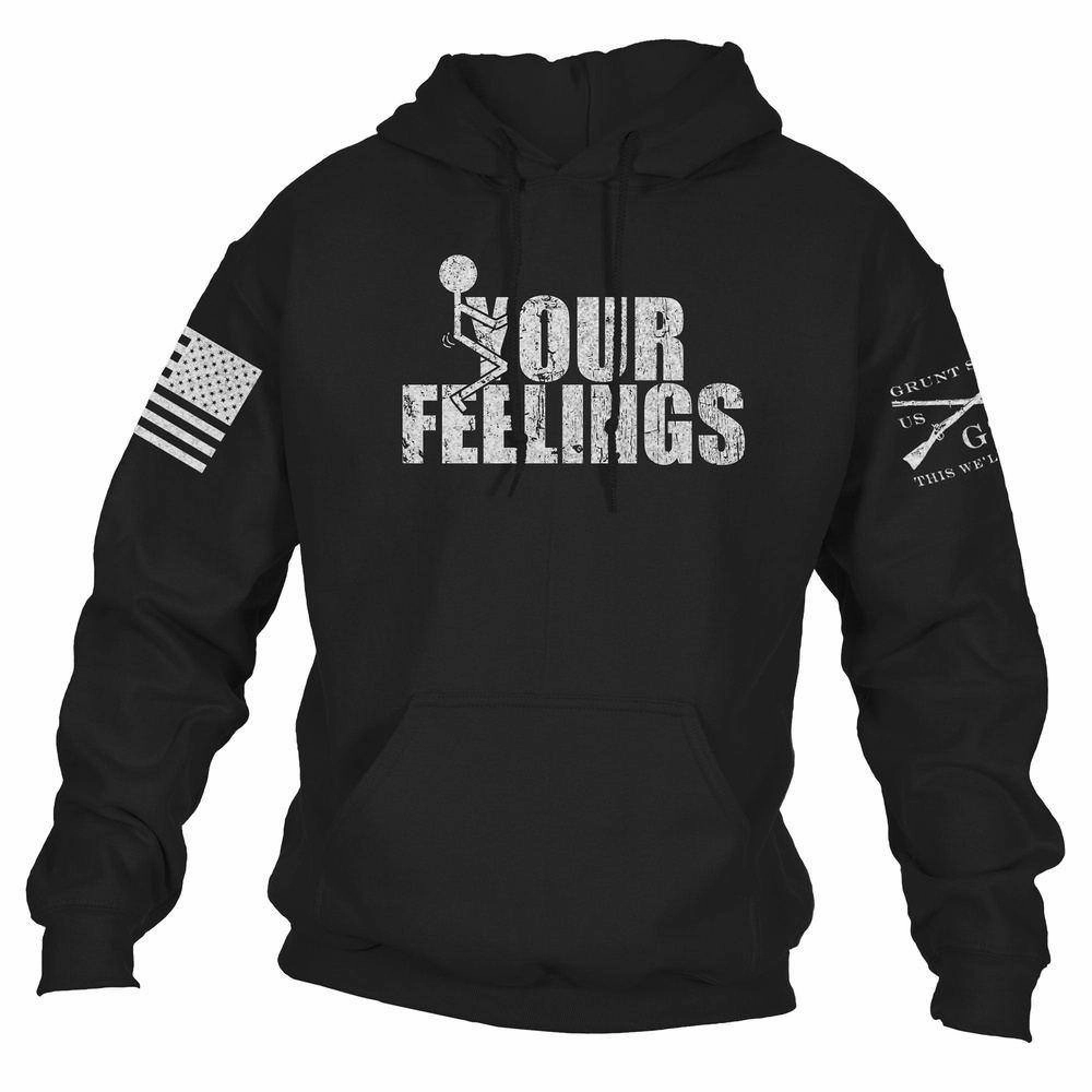 F*ck Your Feelings Hoodie - Black Winter Motion
