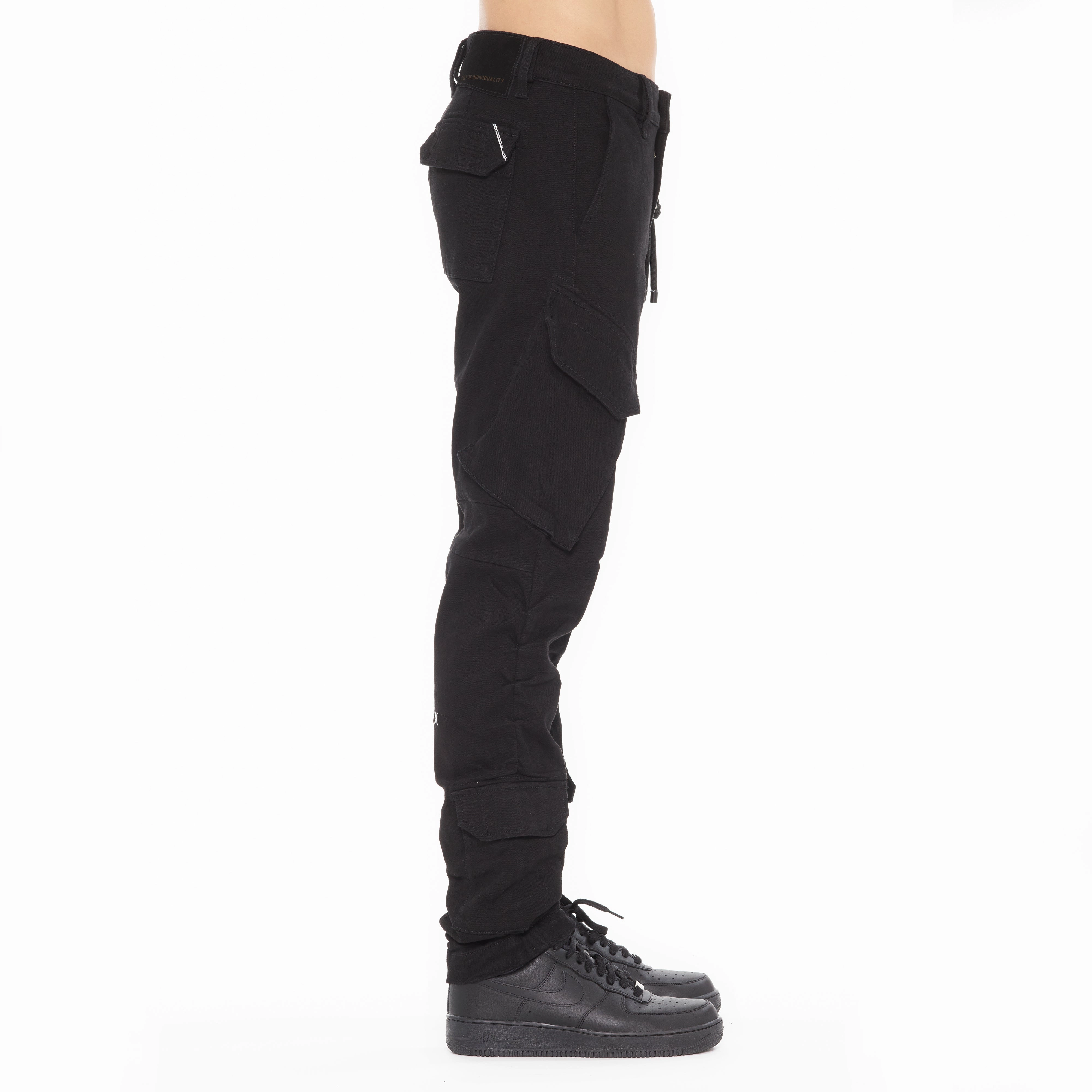 Cult's Rocker Cargo 606 Pants in Double Black Odor Control Coating