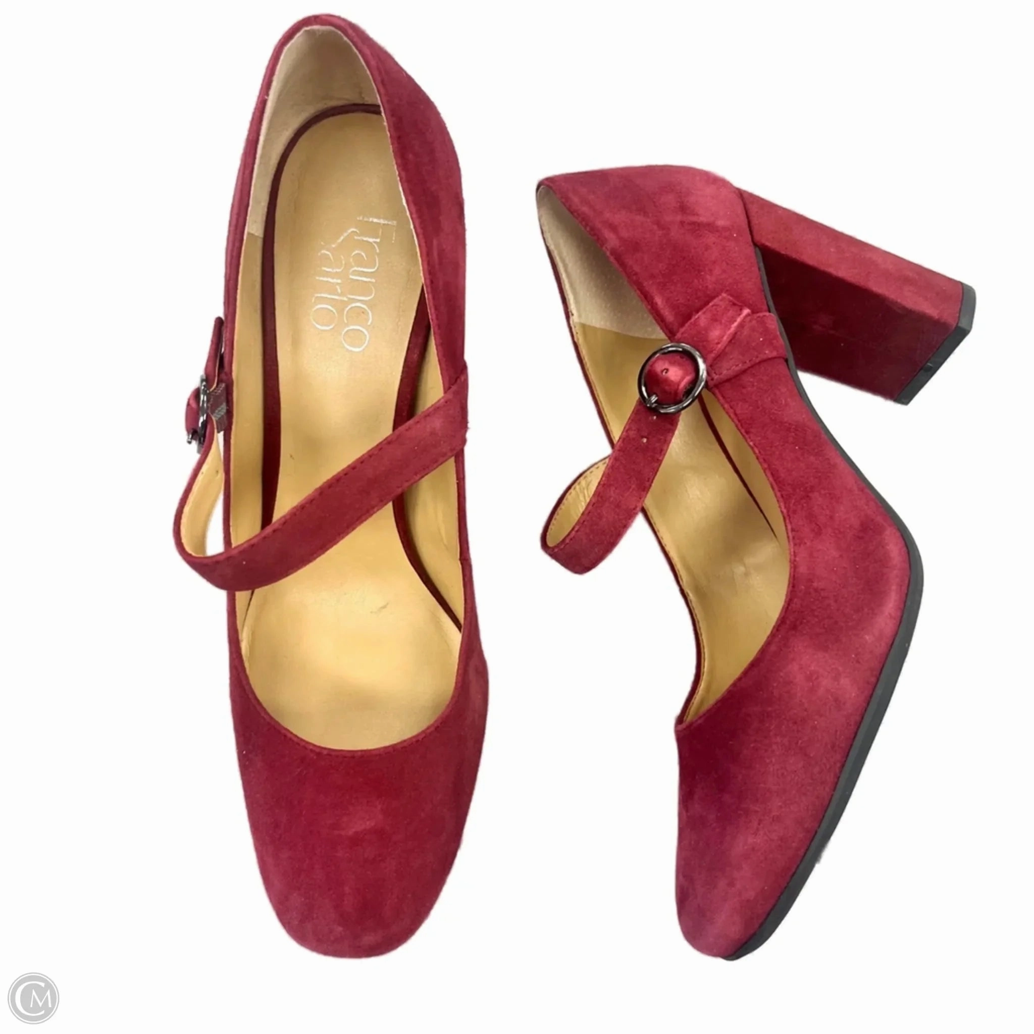 Shoes Heels Block By Franco Sarto In Red, Size: 9 Luxury Pumps for Weddings
