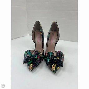 Chic Vibes Ankle Strap Heels Shoes Heels Stiletto By Betsey Johnson In Black, Size: 7.5