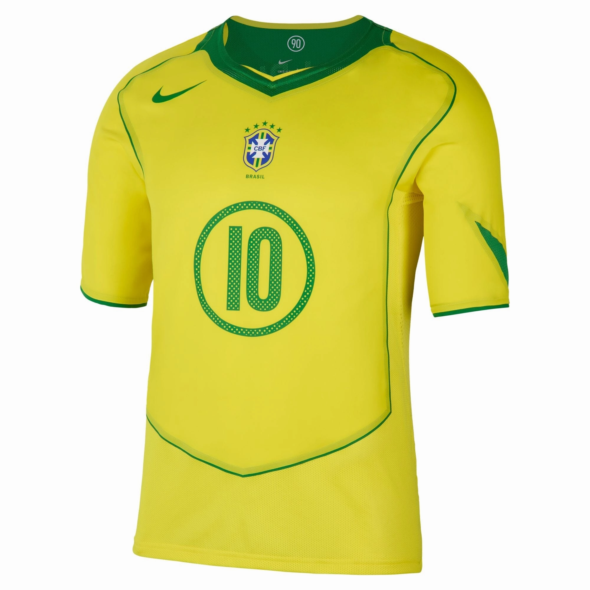 Athletic Performance Brazil 2004 Total 90 Reissue Jersey #Ronaldinho10 (IF2941-731)