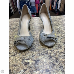 Shoes Heels Stiletto By Kelly And Katie In Silver, Size: 8.5 Wedding Day Heels