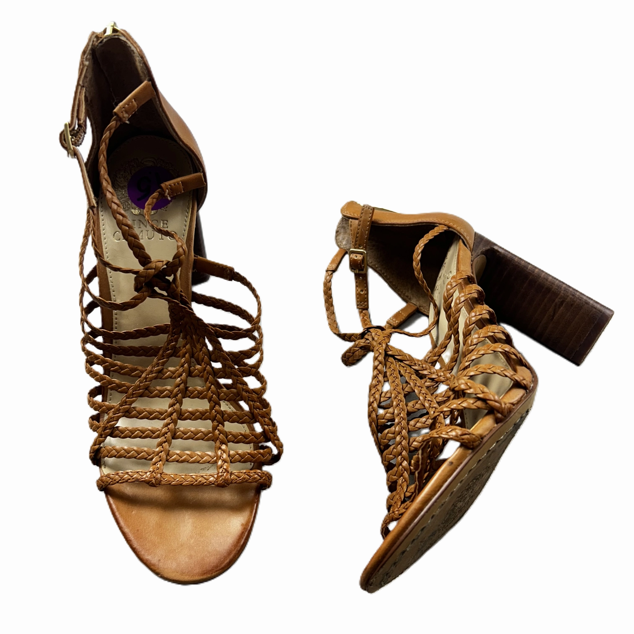 Power Outfit Classic Edge Shoes Heels Block By Vince Camuto  Size: 7.5