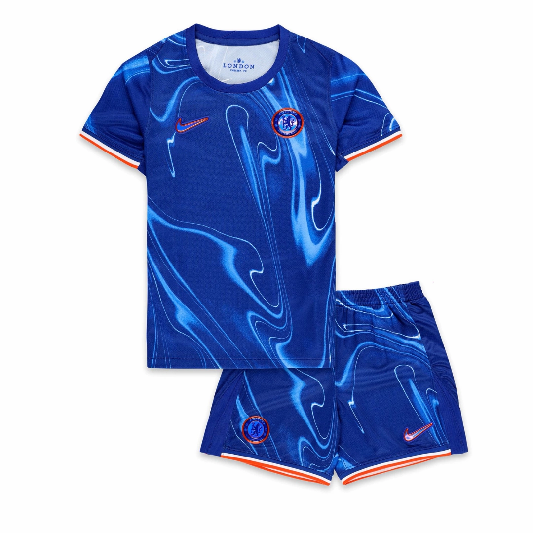 Chelsea 24/25 Home Mini Kit Full Set Shirt & Short Low Profile Seams