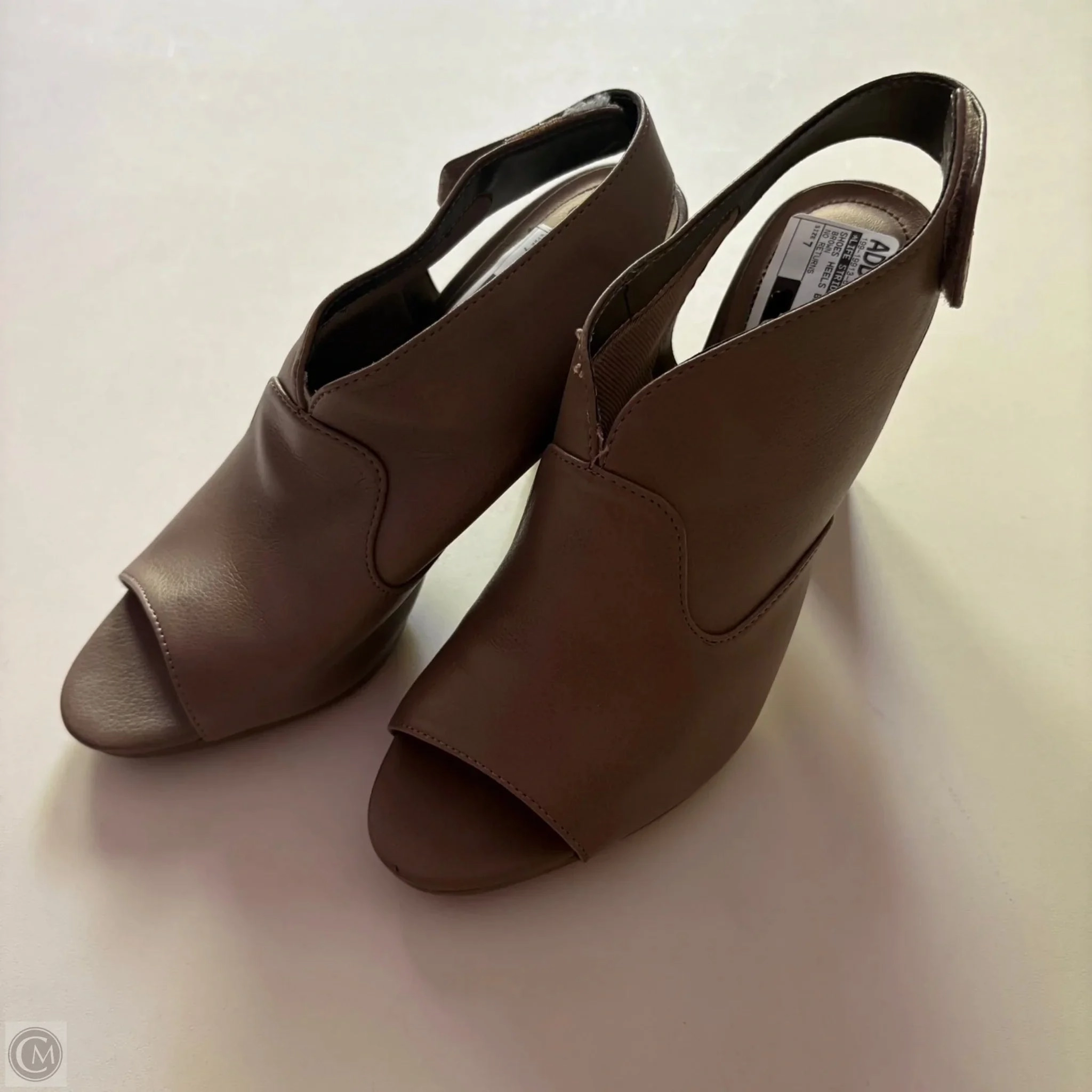 Shoes Heels Block By Life Stride In Brown, Size: 7 Lightweight Feel Urban Cool