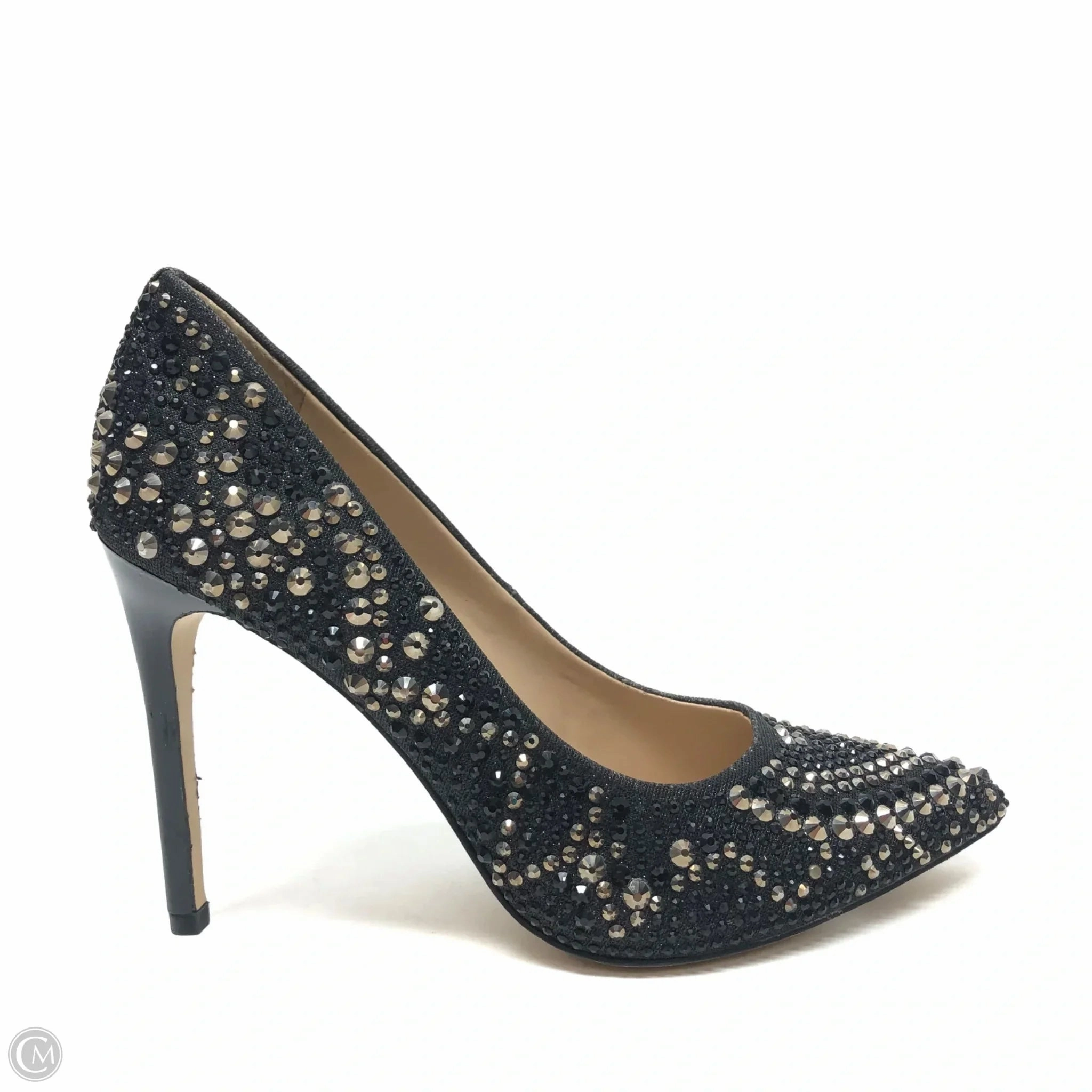 Premium Detail Street Attitude Shoes Heels Stiletto By Gianni Bini In Black, Size: 8.5