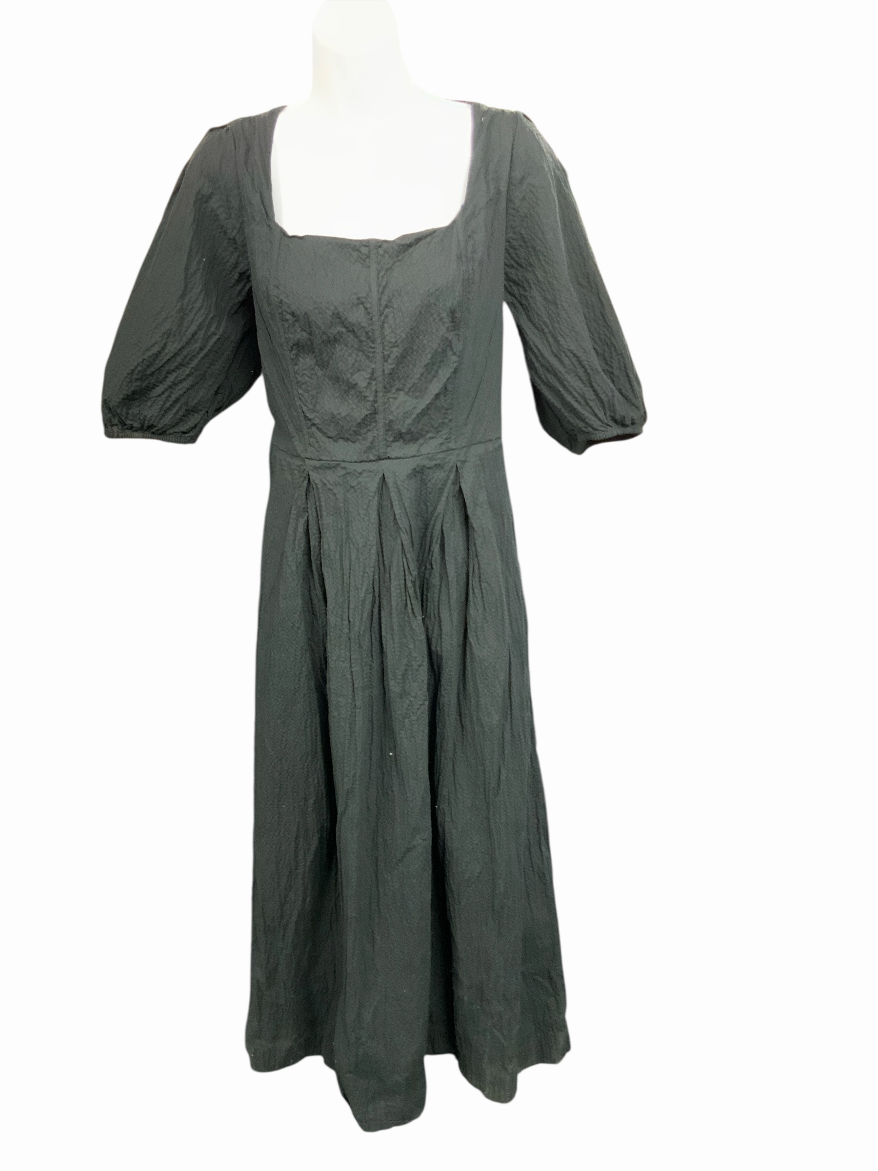 A New Day Dress Black XL Chic Wear Party Floral