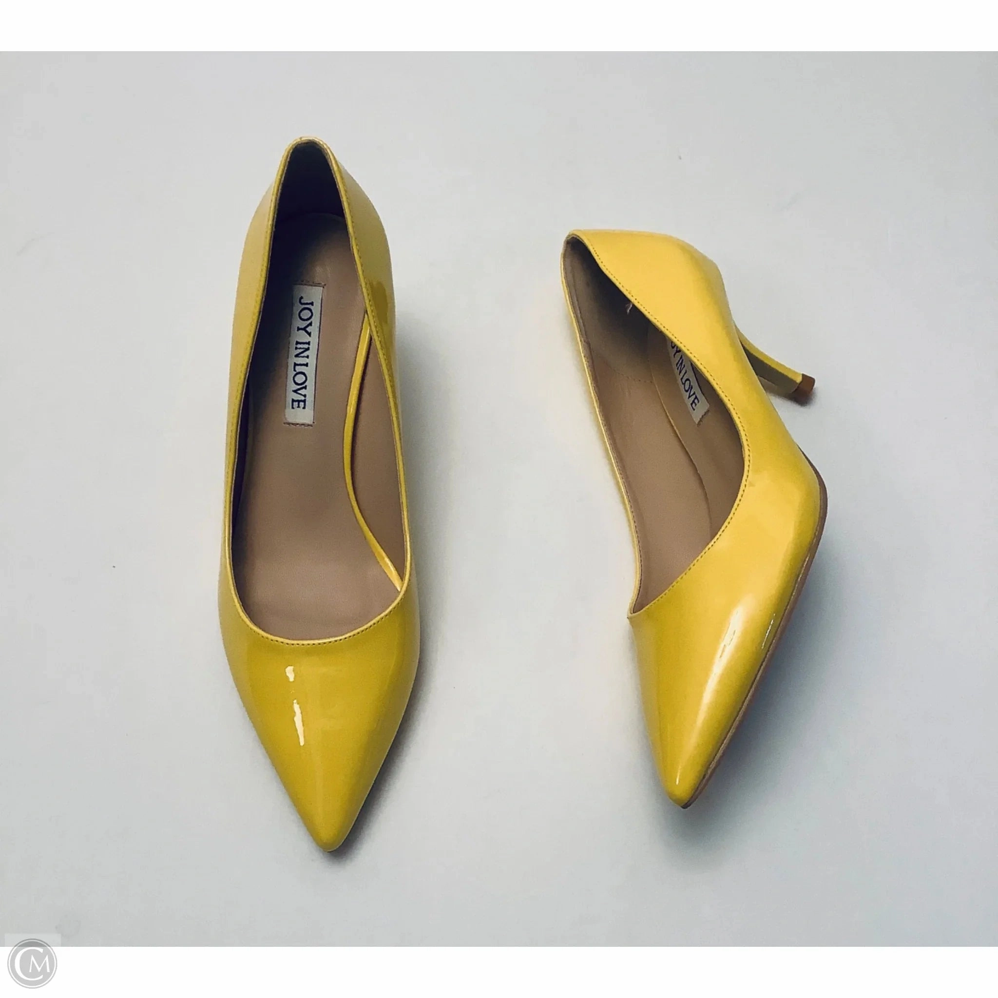 Comfortable Foot Feel Shoes Heels Stiletto By Clothes Mentor In Yellow, Size: 6.5